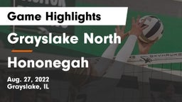 Grayslake North  vs Hononegah  Game Highlights - Aug. 27, 2022