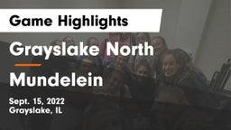 Grayslake North  vs Mundelein  Game Highlights - Sept. 15, 2022