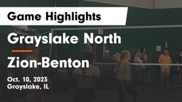Grayslake North  vs Zion-Benton  Game Highlights - Oct. 10, 2023