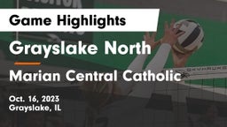 Grayslake North  vs Marian Central Catholic  Game Highlights - Oct. 16, 2023