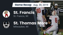 Recap: St. Francis  vs. St. Thomas More  2019