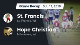 Recap: St. Francis  vs. Hope Christian  2019