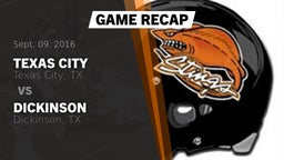 Recap: Texas City  vs. Dickinson  2016