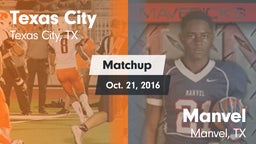 Matchup: Texas City High vs. Manvel  2016