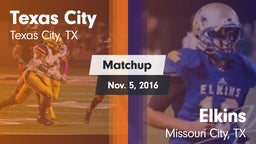 Matchup: Texas City High vs. Elkins  2016