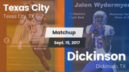 Matchup: Texas City High vs. Dickinson  2017