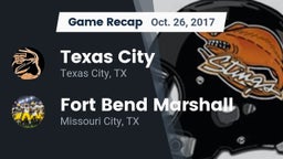 Recap: Texas City  vs. Fort Bend Marshall  2017