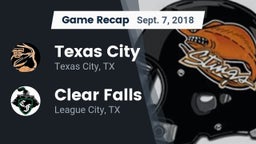 Recap: Texas City  vs. Clear Falls  2018