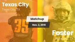 Matchup: Texas City High vs. Foster  2018