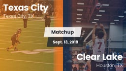 Matchup: Texas City High vs. Clear Lake  2019