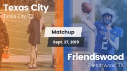 Matchup: Texas City High vs. Friendswood  2019