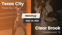 Matchup: Texas City High vs. Clear Brook  2020
