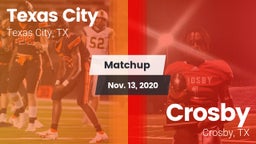Matchup: Texas City High vs. Crosby  2020