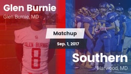 Matchup: Glen Burnie High vs. Southern  2017
