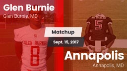Matchup: Glen Burnie High vs. Annapolis  2017