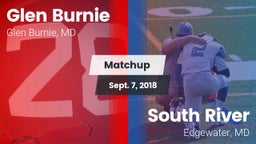 Matchup: Glen Burnie High vs. South River  2018