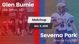 Matchup: Glen Burnie High vs. Severna Park  2018