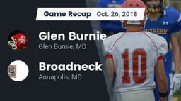 Recap: Glen Burnie  vs. Broadneck  2018