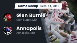 Recap: Glen Burnie  vs. Annapolis  2018