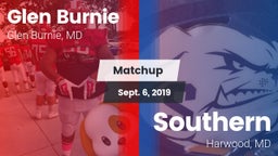 Matchup: Glen Burnie High vs. Southern  2019