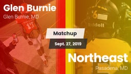 Matchup: Glen Burnie High vs. Northeast  2019