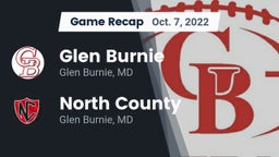 Recap: Glen Burnie  vs. North County  2022