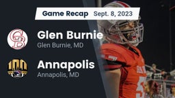 Recap: Glen Burnie  vs. Annapolis  2023