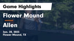 Flower Mound  vs Allen  Game Highlights - Jan. 28, 2023