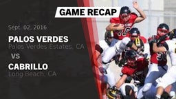 Recap: Palos Verdes  vs. Cabrillo  2016