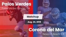 Matchup: Palos Verdes High vs. Corona del Mar  2018