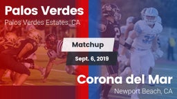 Matchup: Palos Verdes High vs. Corona del Mar  2019