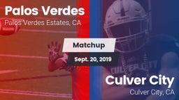 Matchup: Palos Verdes High vs. Culver City  2019