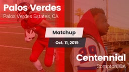 Matchup: Palos Verdes High vs. Centennial  2019