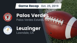 Recap: Palos Verdes  vs. Leuzinger  2019