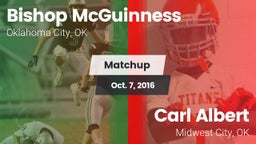 Matchup: Bishop McGuinness vs. Carl Albert   2016