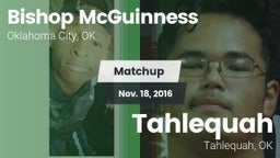 Matchup: Bishop McGuinness vs. Tahlequah  2016