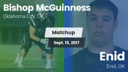 Matchup: Bishop McGuinness vs. Enid  2017