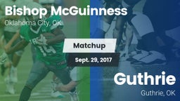 Matchup: Bishop McGuinness vs. Guthrie  2017