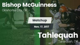Matchup: Bishop McGuinness vs. Tahlequah  2017