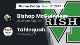 Recap: Bishop McGuinness  vs. Tahlequah  2017