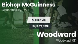 Matchup: Bishop McGuinness vs. Woodward  2018