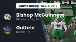 Recap: Bishop McGuinness  vs. Guthrie  2019