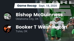 Recap: Bishop McGuinness  vs. Booker T Washington  2020