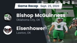 Recap: Bishop McGuinness  vs. Eisenhower  2020