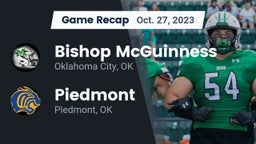 Recap: Bishop McGuinness  vs. Piedmont  2023