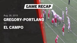 Recap: Gregory-Portland  vs. El Campo  2015