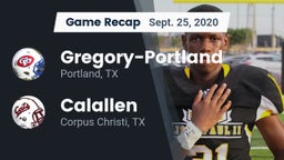 Recap: Gregory-Portland  vs. Calallen  2020