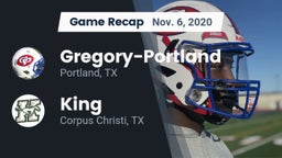 Recap: Gregory-Portland  vs. King  2020