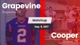 Matchup: Grapevine High vs. Cooper  2017