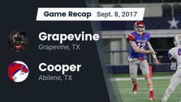 Recap: Grapevine  vs. Cooper  2017